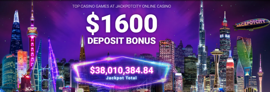 العرض الترحيبي بما يصل إلى 1600 دولارفي كازينو jackpotcity casino
